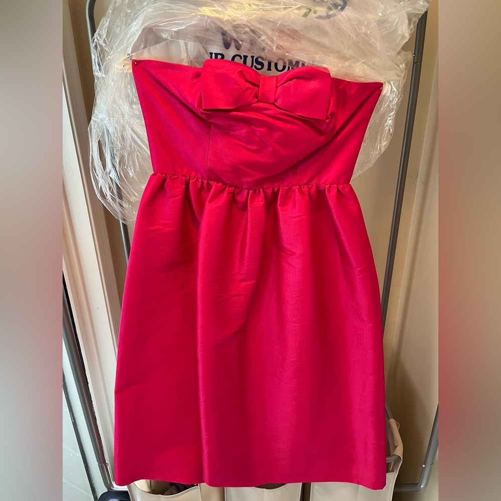 Bright pink cocktail dress